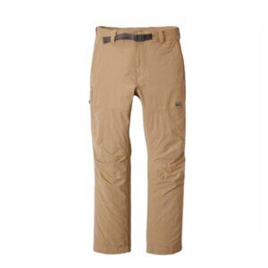 REI Co-Op Screenline Pants Chinos Mens 38 x 32 Khaki Tan Chino Hiking Traveler